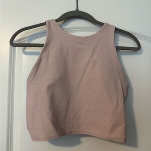Athleta Women’s Dusty Pink High Neck Crop Top